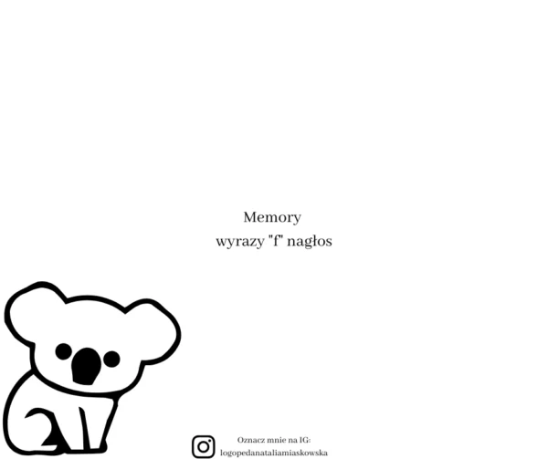 Memory wyrazy „f” nagłos