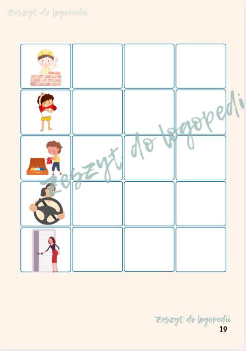 Krzyżówki sylabowe -20 kart - obrazek 3