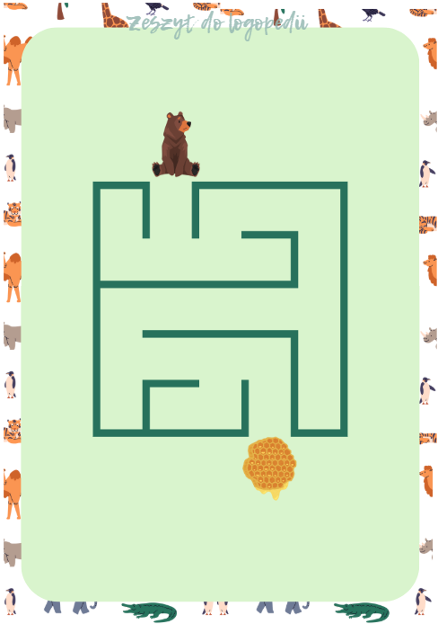 Labirynty - ćwiczenia grafomotoryczne - obrazek 3